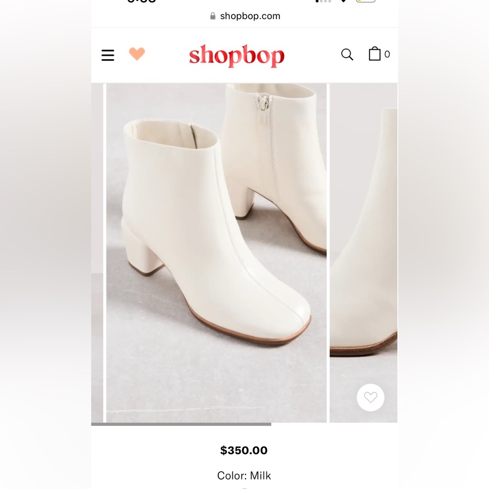 Vince Maggie ankle boots size 8.5 milk color